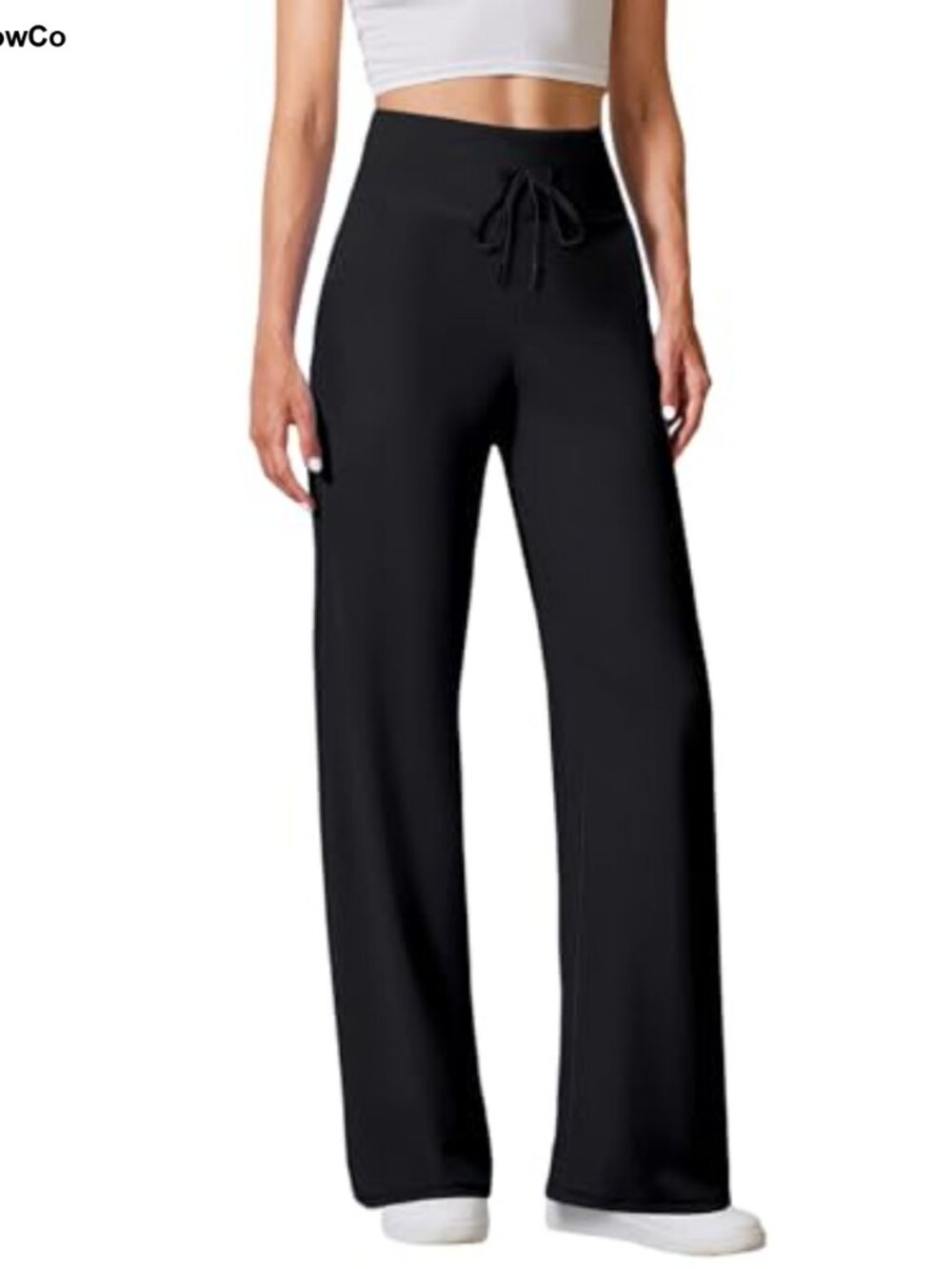 High Waist Yoga Pants with Pockets Straight Leg Women's Athletic Lounge Bottom